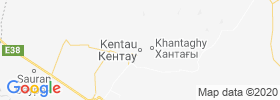 Kentau map